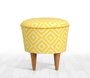Atelier Del Sofa Puf de Microfibra Amarillo